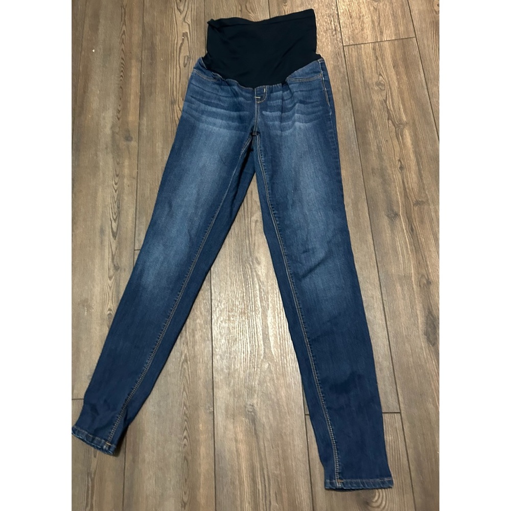 1822 Maternity Denim Dark Blue Jeggings